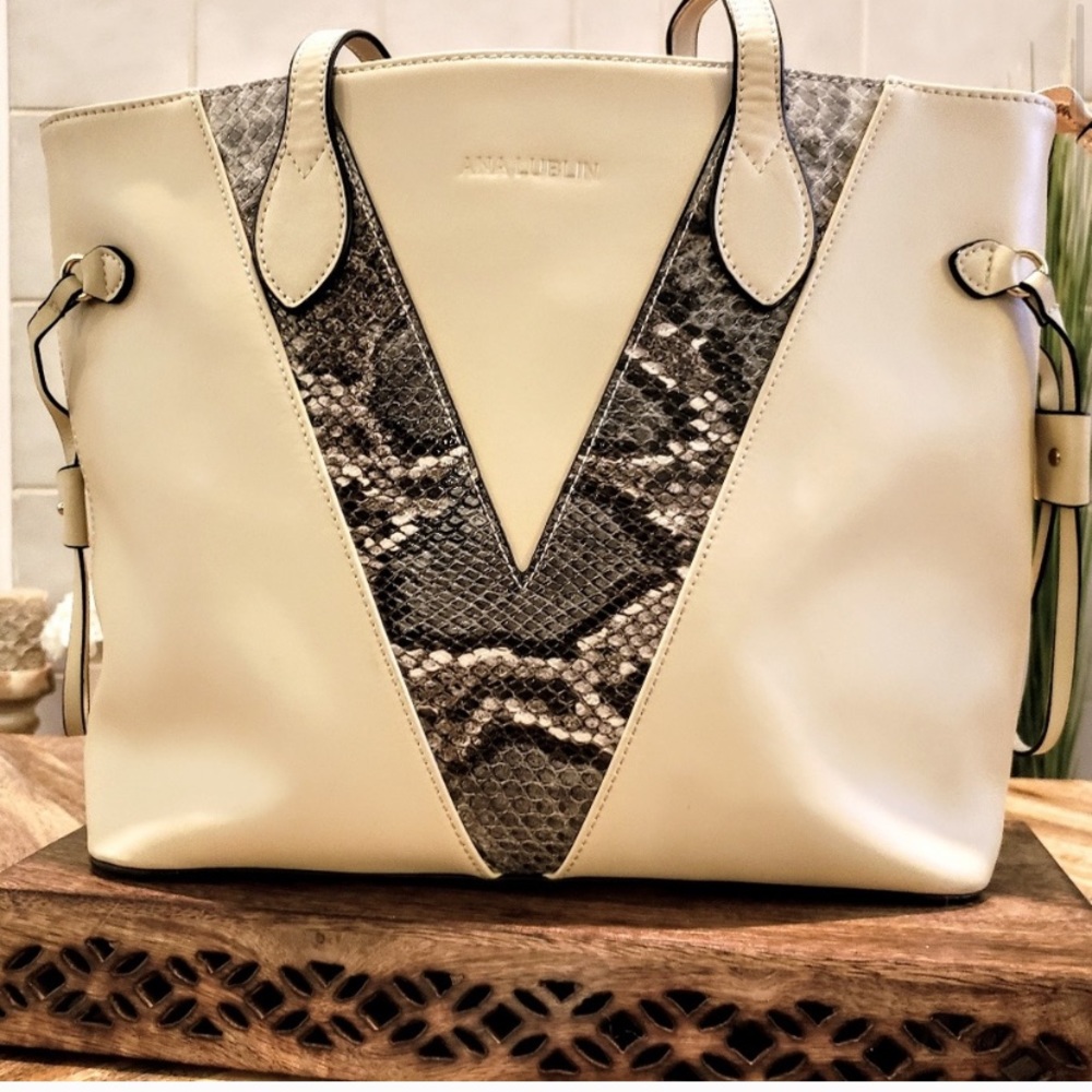 Ana Lublin Snake Skin Purse
